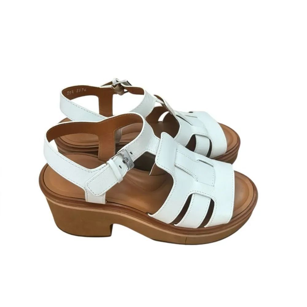 Robert Clergerie Open Toe Fisherman Gladiator Strappy Platform Sandal 39.5
